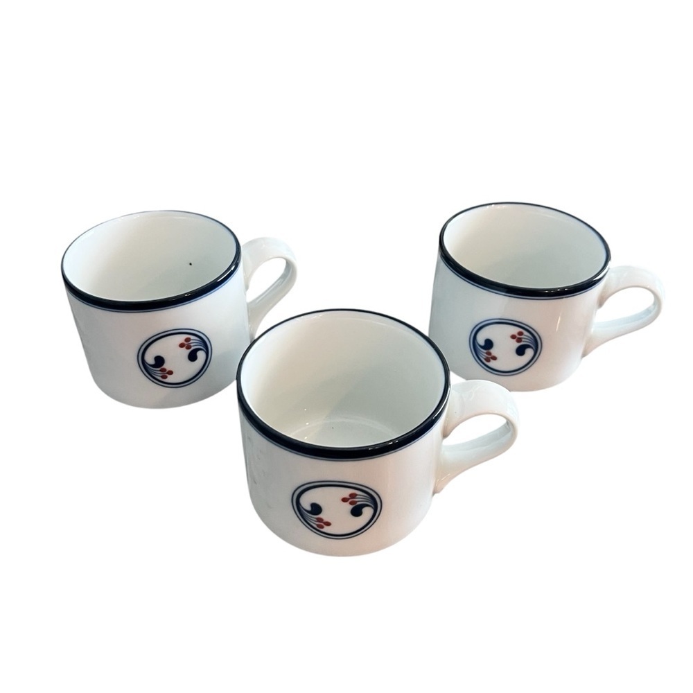 Three Dansk Bistro Aalborg / Lindholm 8 oz Flat Cups / Mugs